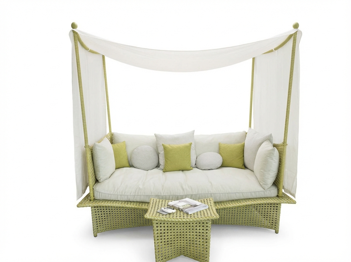 DEDON DAYDREAM Daybed inkl. Beistelltisch & Dekokissen | 40% Outletrabatt